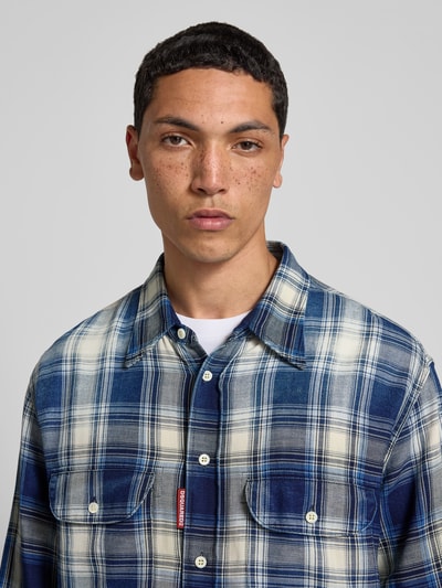 Dsquared2 Freizeithemd mit Kentkragen Blau 3