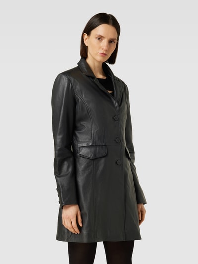 Cabrini Jacke in Leder-Optik Black 4