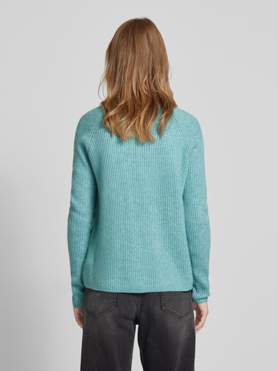 Fynch-Hatton Strickpullover mit V-Ausschnitt Aqua 5