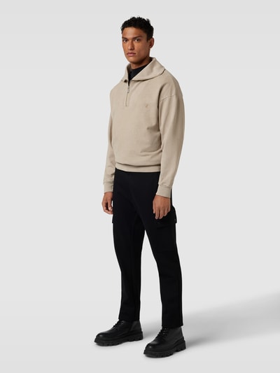 Drykorn Sweatshirt met opstaande kraag, model 'ELIANO' Beige - 1