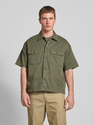 Dickies Vrijetijdsoverhemd met knoopsluiting Olijfgroen - 4