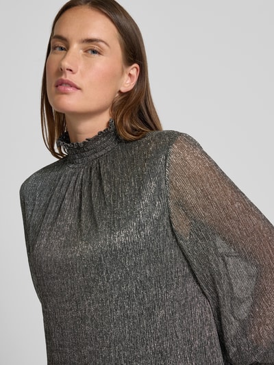 MOS MOSH Bluzka ze stójką model ‘Ximena’ Ciemnoszary 3