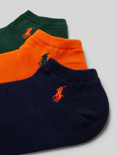 Polo Ralph Lauren Underwear Sneakersocken mit Label-Stitching im 3er-Pack Orange 2