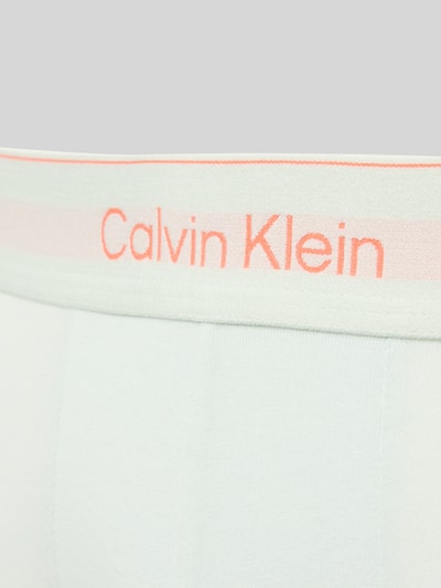 Calvin Klein Underwear Trunks mit Logo-Stitching Modell 'Low Rise' im 3er-Pack Koralle 2