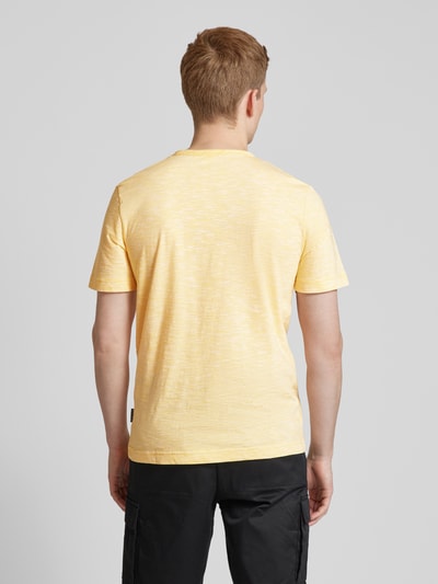 Tom Tailor T-shirt met borstzak Geel - 5