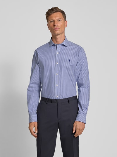 Polo Ralph Lauren Koszula biznesowa o kroju regular fit z wyhaftowanym logo Królewski niebieski 4