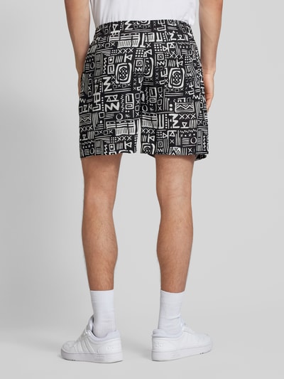 Only & Sons Shorts mit Allover-Muster Modell 'BOLD LIFE' Black 5