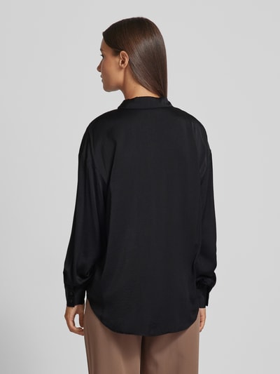 MSCH Copenhagen Overhemdblouse met knoopsluiting, model 'Sandelina' Zwart - 5