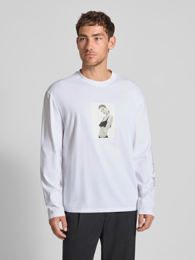 CK Calvin Klein Shirt met lange mouwen en motiefprint Wit - 4
