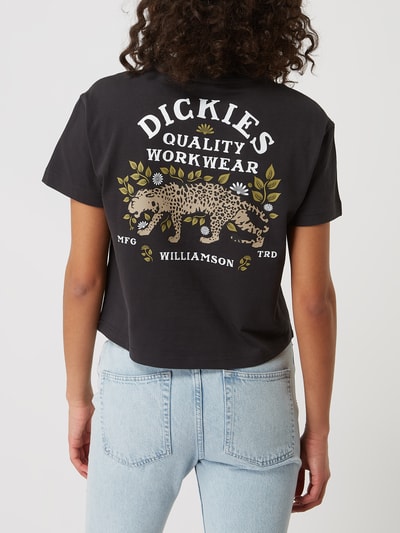 Dickies Boxy Fit T-Shirt aus Baumwolle Modell 'Fort Lewis' Schwarz 5