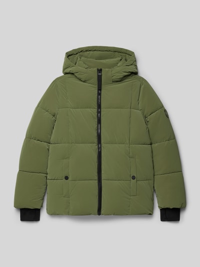 CARS JEANS Kurtka pikowana z kapturem model ‘TONYA’ Oliwkowy 1