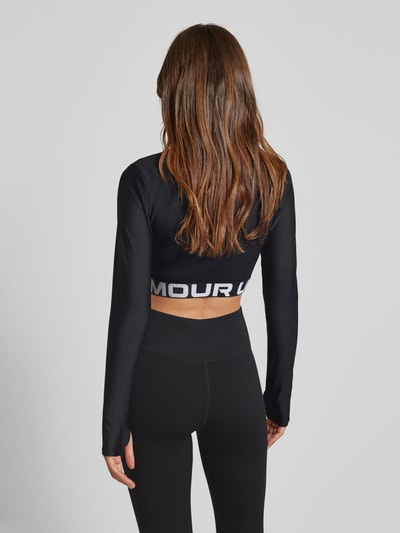 Under Armour Cropped Longsleeve mit Stehkragen Modell 'HeatGear' Black 5