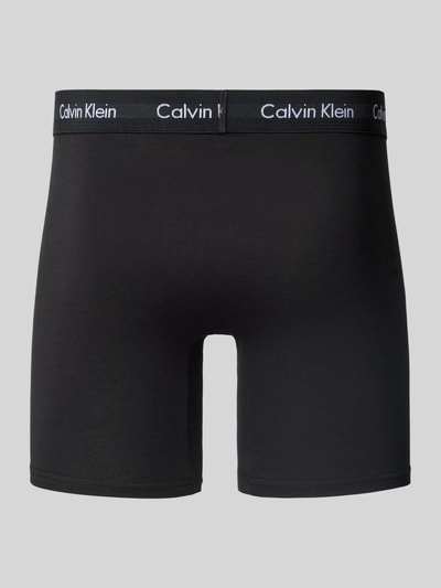 Calvin Klein Underwear Trunks mit Logo-Bund im 3er-Pack Black 3