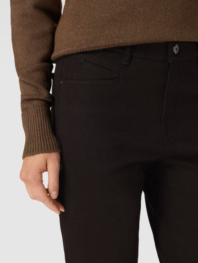 Brax Spodnie z aplikacją z logo model ‘Mary’ Czarny 3