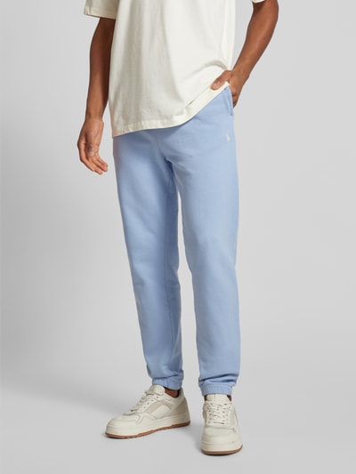 Polo Ralph Lauren Sweatpants mit elastischem Bund Modell 'POPAN' Hellblau 4