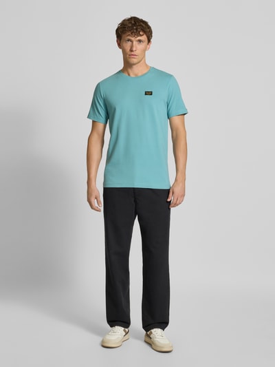 PME Legend T-Shirt mit Label-Detail Modell 'GUYVER' Hellblau 1