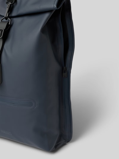 RAINS Rolltop-rugzak met verstelbare schouderbanden Marineblauw - 3