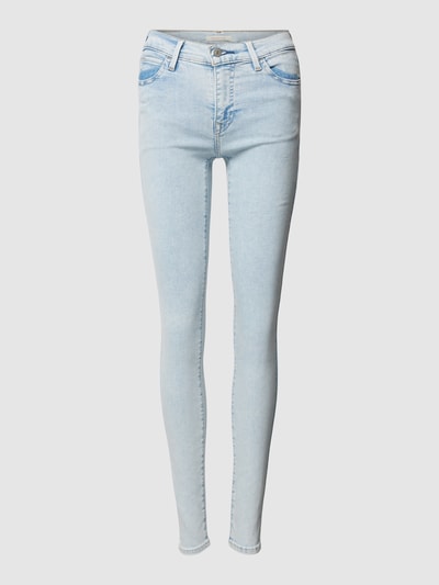 Levi's® Super skinny fit jeans in 5-pocketmodel, model '710™' Lichtblauw - 2