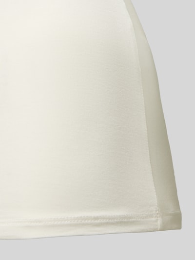 Jake*s Casual Longsleeve mit U-Boot-Ausschnitt Offwhite 2