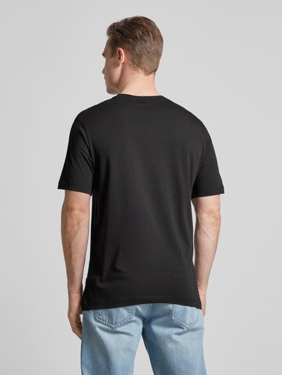 BOSS Orange T-Shirt mit Label-Print Black 5