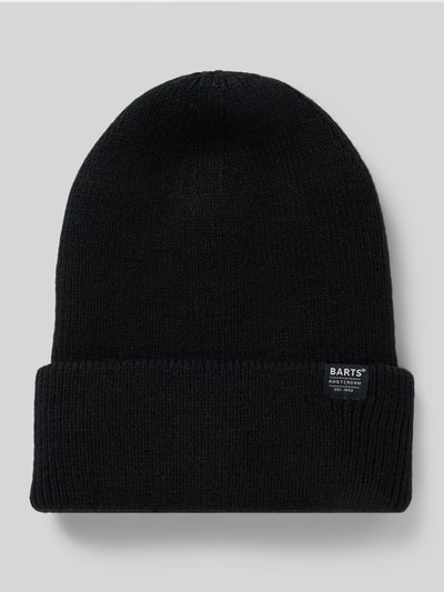 Barts Beanie mit Label-Detail Modell 'KINABALU' Black 1