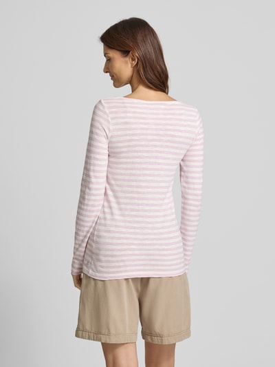 Marc O'Polo Regular Fit Langarmshirt aus reiner Baumwolle Lavender 5