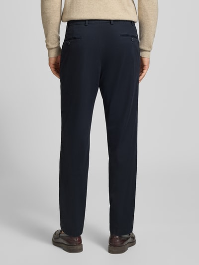 Hiltl Regular Fit Chino aus Baumwoll-Mix Modell 'PEAKER' Marine 5