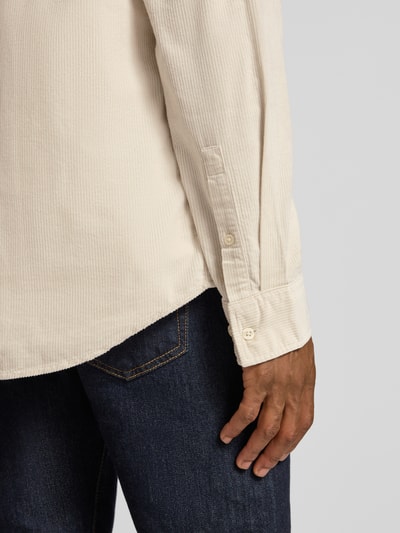 Marc O'Polo Regular fit vrijetijdsoverhemd van puur katoen Beige - 3