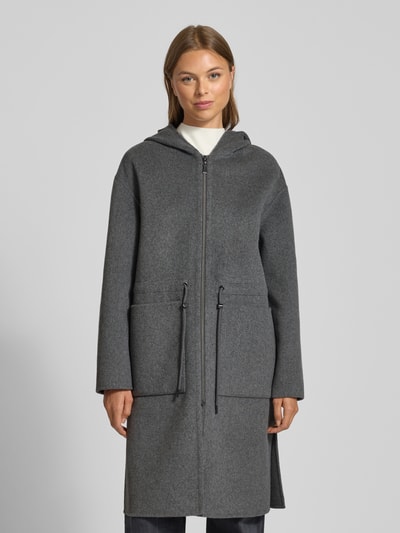 comma Mantel mit Kapuze Anthrazit 4