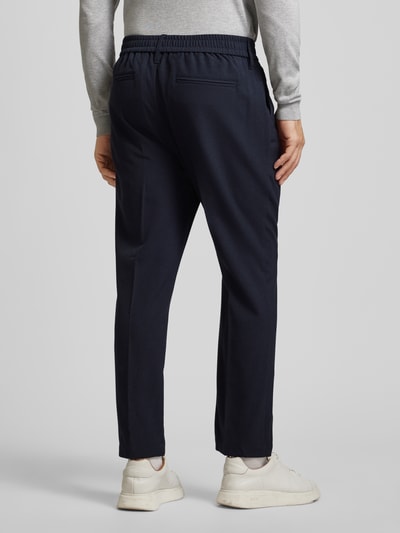 Casual Friday Regular fit broek met Franse steekzakken, model 'Marc' Donkerblauw - 5