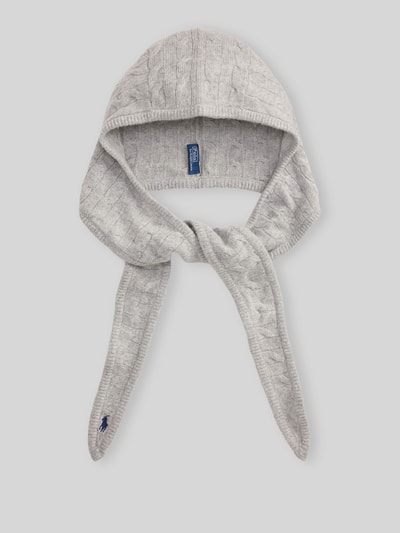 Polo Ralph Lauren Muts van mix van wol en kasjmier met capuchon Middengrijs - 2