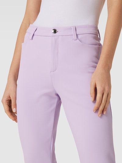 MAC Stoffen broek met uitlopende pijpen, model 'AIDA KICK' Lila - 3