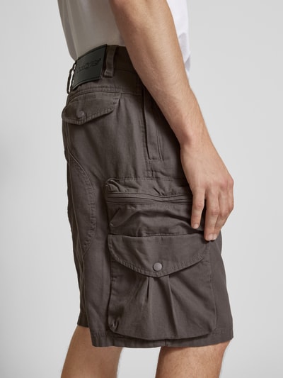 Low Lights Studios Regular Fit Bermudas mit Cargotaschen Mittelgrau 3