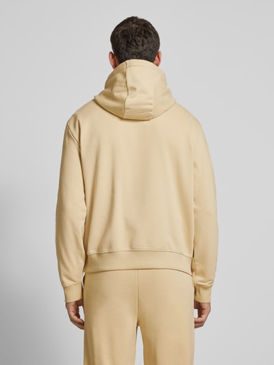 HUGO Hoodie mit Label-Detail Modell 'DapoDayote' Beige 5