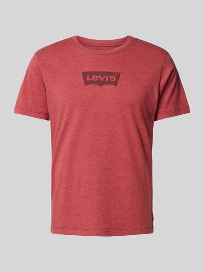 Levi's® T-Shirt mit Label-Print Bordeaux Melange 1
