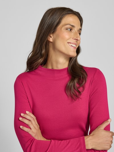 Christian Berg Woman Bluzka z długim rękawem ze stójką Fuksjowy 3