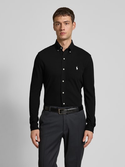 Polo Ralph Lauren Regular Fit Freizeithemd mit Button-Down-Kragen BLACK 4