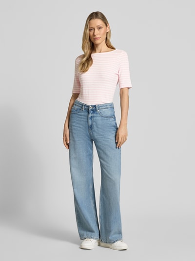 s.Oliver RED LABEL Relaxed Fit T-Shirt aus reiner Baumwolle Hellrosa 1