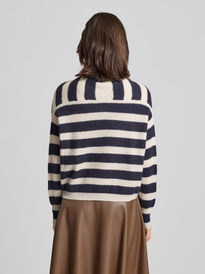 MAX&Co. Boxy Fit Strickpullover aus reinem Kaschmir Modell 'BRANDY' Marine 5