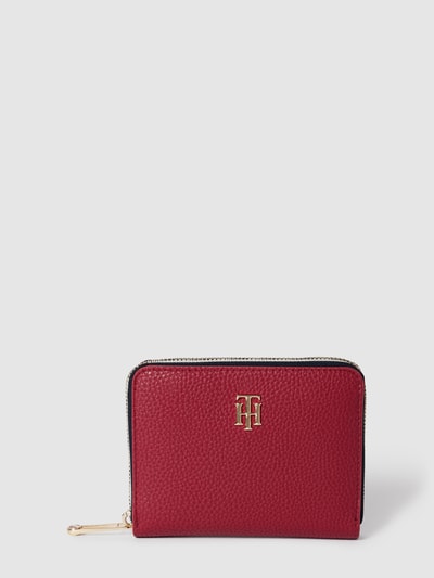 Tommy Hilfiger Portemonnee met labelapplicatie Kersenrood - 1