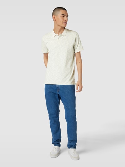 Esprit Poloshirt met streepmotief Geel - 1