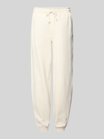 Produktfoto, Regular Fit Sweatpants mit Gesäßtasche Modell 'Nucia' van Mustang, dames sweatpants van puur katoen met steekzakken, elastische band en binnenbeenlengte maat S 78 cm