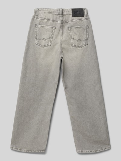 Jack & Jones Baggy Fit Jeans im 5-Pocket-Design Modell 'ALEX' Mittelgrau Melange 3