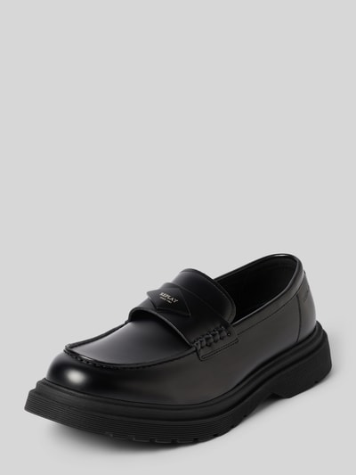 Replay Loafers z profilowaną podeszwą model 'PIERCE' Czarny 1