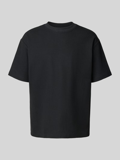 MCNEAL T-Shirt mit geripptem Rundhalsausschnitt Black 2