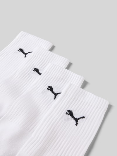 PUMA Socken mit Logo-Detail im 4er-Pack Weiss 2