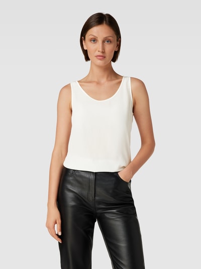 Marc Cain Blousetop met ronde hals Offwhite - 4