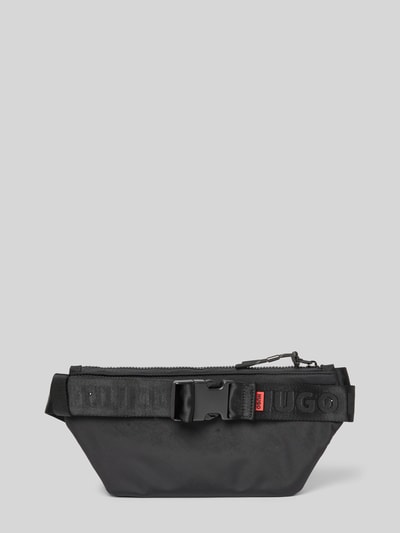 HUGO Heuptasje met labeldetail, model 'Marsel' Zwart - 3