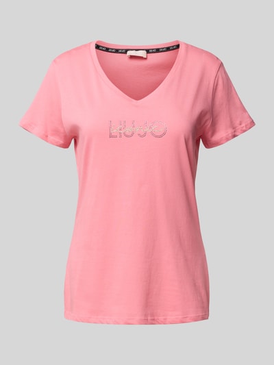 LIU JO SPORT Spodnie cargo o kroju classic Essentials Mocnoróżowy 2