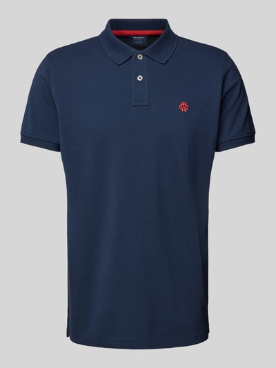 MCNEAL Poloshirt met labelstitching  Marineblauw - 2